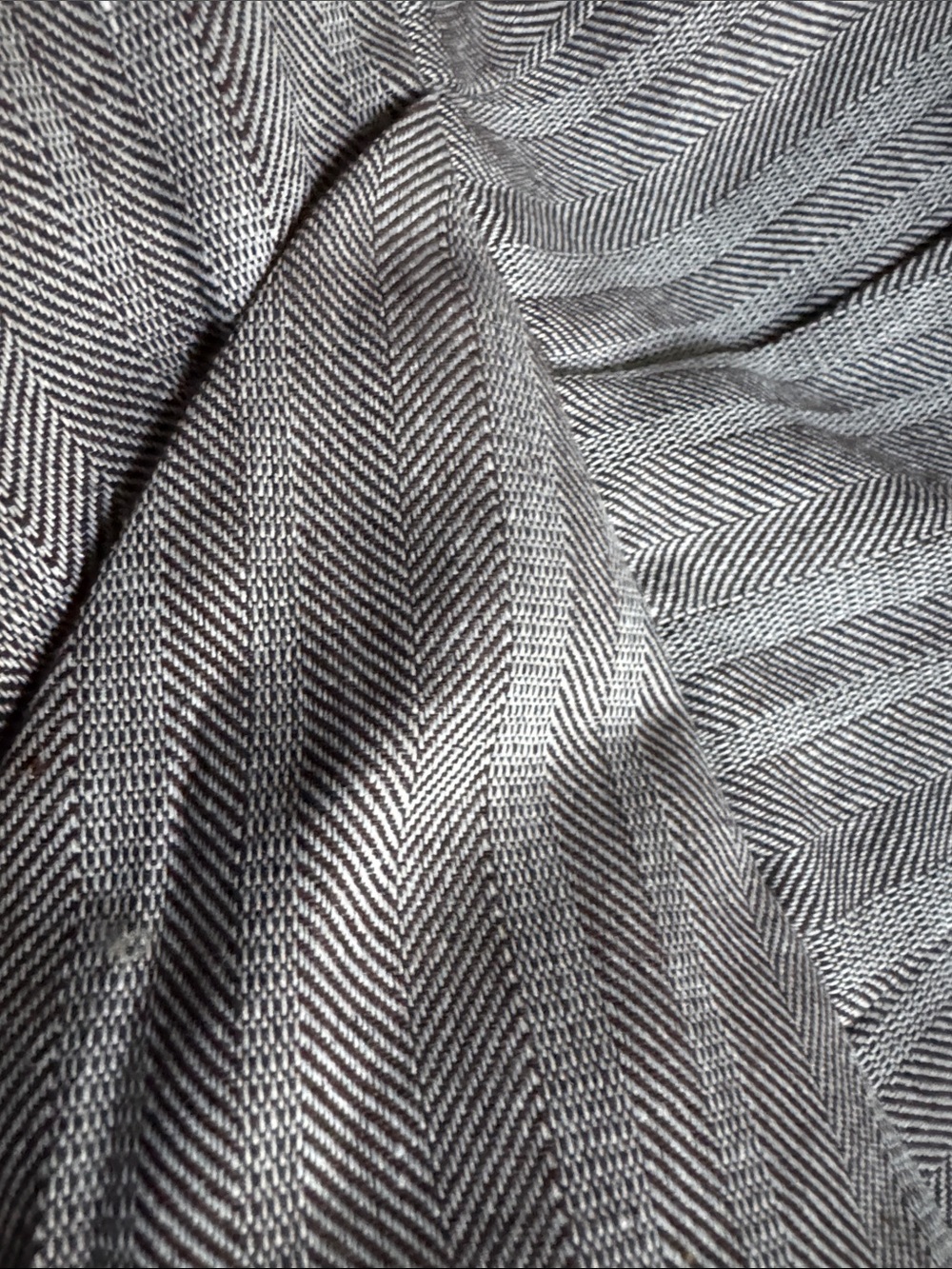 Commense Linen Blend Cropped Blouse with Cross Wrap Detail - Picture 4 of 4